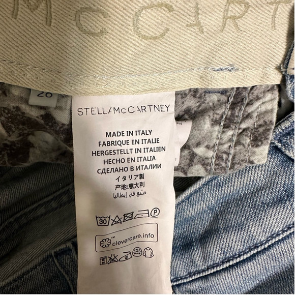 STELLA MCCARTNEY STAR-PRINTED JEANS size 26 - Picture 13 of 16